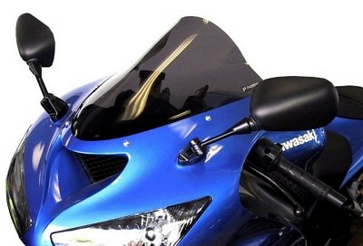 FABBRI Ανεμοθώρακας-Ζελατίνα Double Bubble Clear KAWASAKI ZX10R '06-'07 / ZX6R / ZX636 '05-'07 (K059/C)
