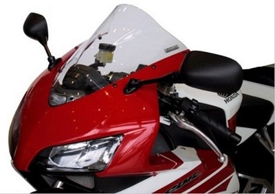 FABBRI Ανεμοθώρακας-Ζελατίνα DOUBLE BUBBLE ΣΚΟΥΡΟ ΦΙΜΕ HONDA CBR1000RR FIREBLADE '04-'07 (H051/DS)