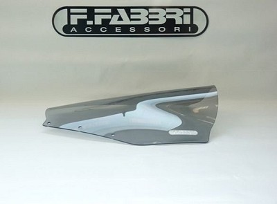 FABBRI Ανεμοθώρακας-Ζελατίνα DOUBLE BUBBLE ΣΚΟΥΡΟ ΦΙΜΕ YAMAHA FZS 1000 FAZER '01-'06 (Y034/DS)