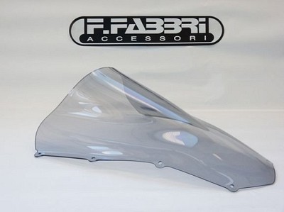 FABBRI Ανεμοθώρακας-Ζελατίνα Double Bubble Clear Aprilia RSV1000R FACTORY '04-'08 (A050/C)