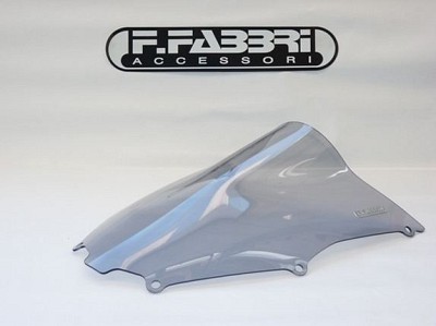 FABBRI Ανεμοθώρακας-Ζελατίνα DOUBLE BUBBLE ΣΚΟΥΡΟ ΦΙΜΕ KAWASAKI ZX9R '00-'03 (K023/DS)