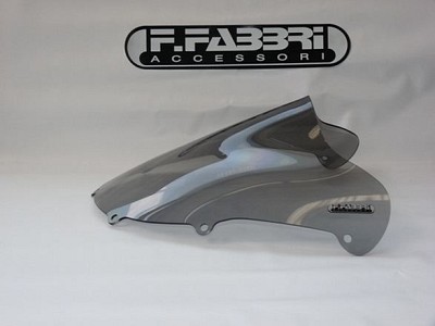 FABBRI Ανεμοθώρακας-Ζελατίνα Double Bubble Clear SUZUKI GSXR 600 / 750 '96-'97 (S022/C)