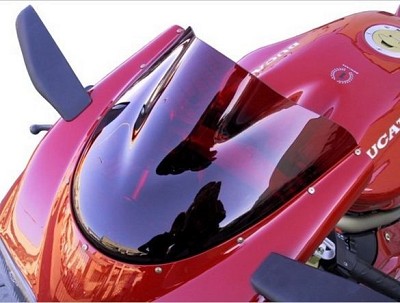 FABBRI Ανεμοθώρακας-Ζελατίνα Double Bubble Smoke Ducati 748 / 916 / 996 (D024/DS)