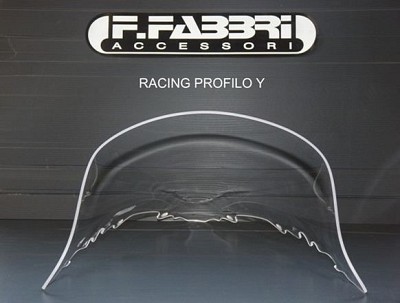 FABBRI Ανεμοθώρακας-Ζελατίνα Solo Pista KAWASAKI ZX10R '08-'10 / ZX6R '09-'14 / ZX636R '13-'14 (KR077)