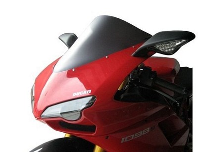 FABBRI Ανεμοθώρακας-Ζελατίνα Double Bubble Smoke Ducati 848 / 1098 / 1198 '07-'10 (D070/DS)