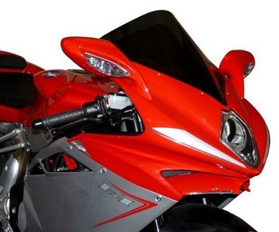 FABBRI Ανεμοθώρακας-Ζελατίνα Double Bubble Clear MV AGUSTA F4 1000 '10-'13 (MV159/C)