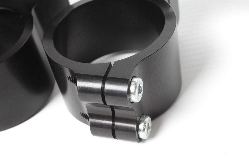 Motorcycle clip-on handlebars ? 43 mm raised, type R