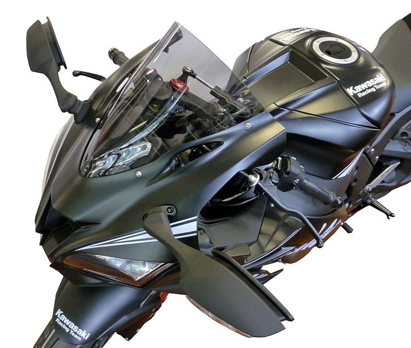 FABBRI Ανεμοθώρακας-Ζελατίνα KAWASAKI ZX-10R (2016-2019) DOUBLE BUBBLE (K172/DS)