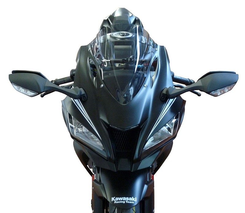 FABBRI Ανεμοθώρακας-Ζελατίνα KAWASAKI ZX-10R (2016-2019) DOUBLE BUBBLE (K172/DS)